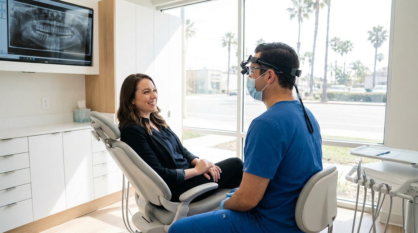 Mission Valley dentist midday appointment at Precision Dental Arts San Diego