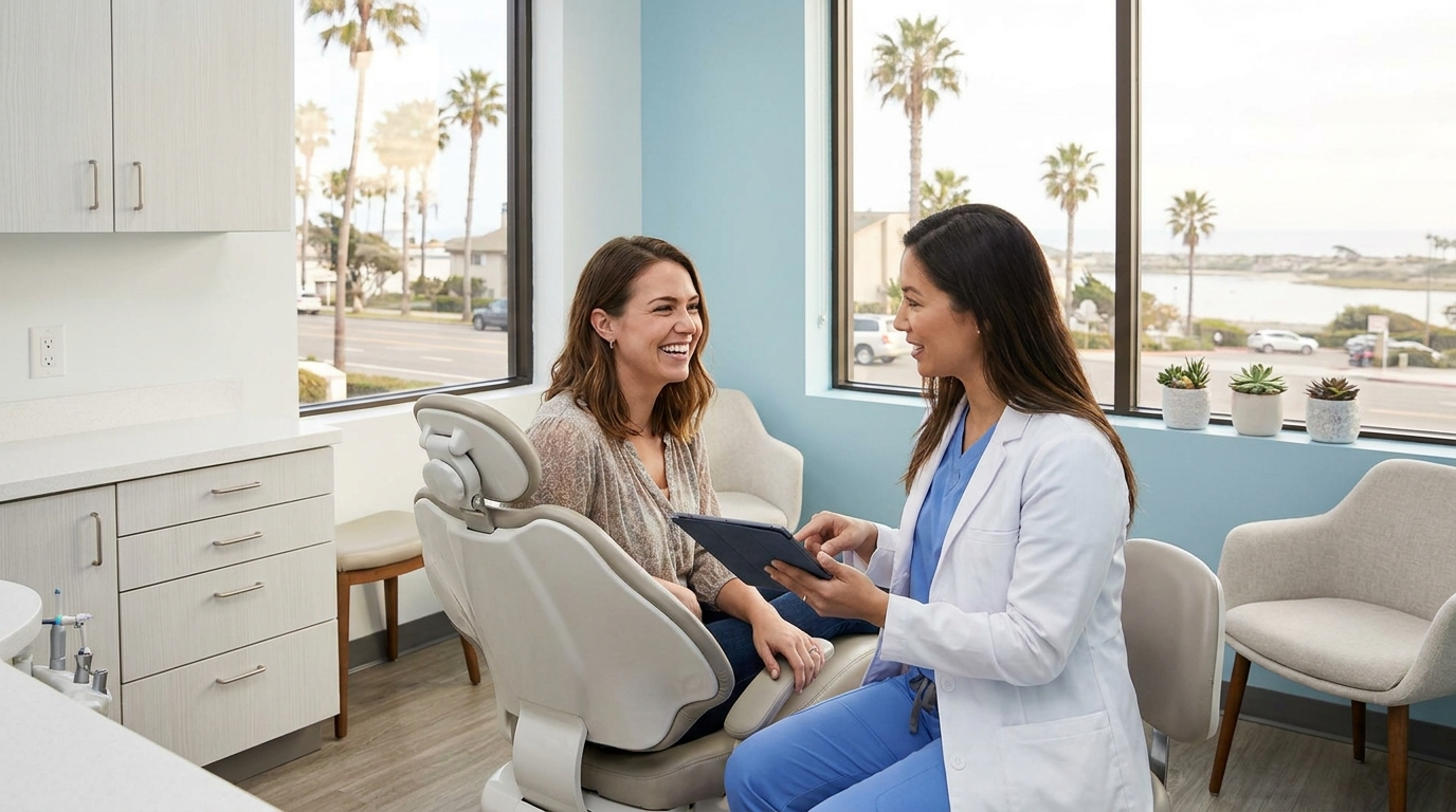 Pacific Beach cosmetic dentist consultation at Precision Dental Arts San Diego