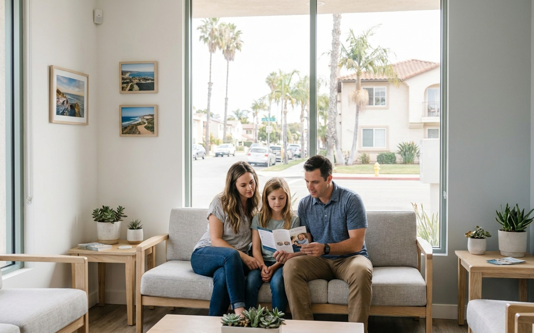 Serra Mesa family dentist waiting room at Precision Dental Arts San Diego